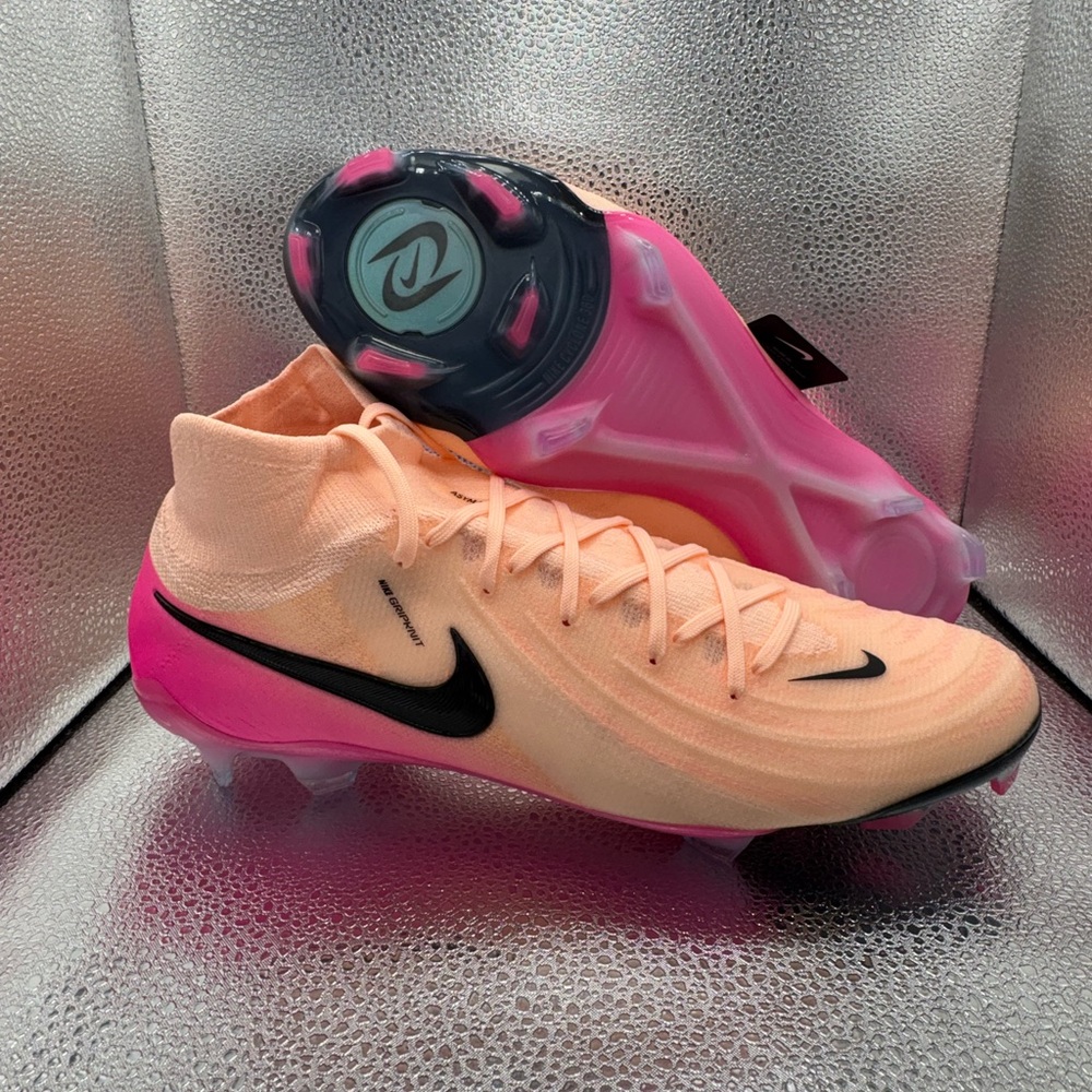 Nike Phantom Luna II Elite FG Soccer Cleats Men FJ2572-800 Pink Peach